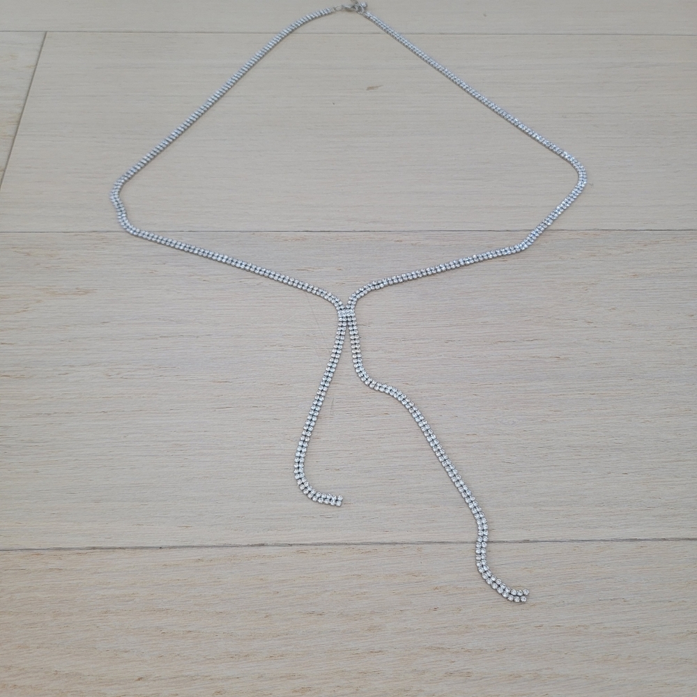 Crystal Lariat Necklace